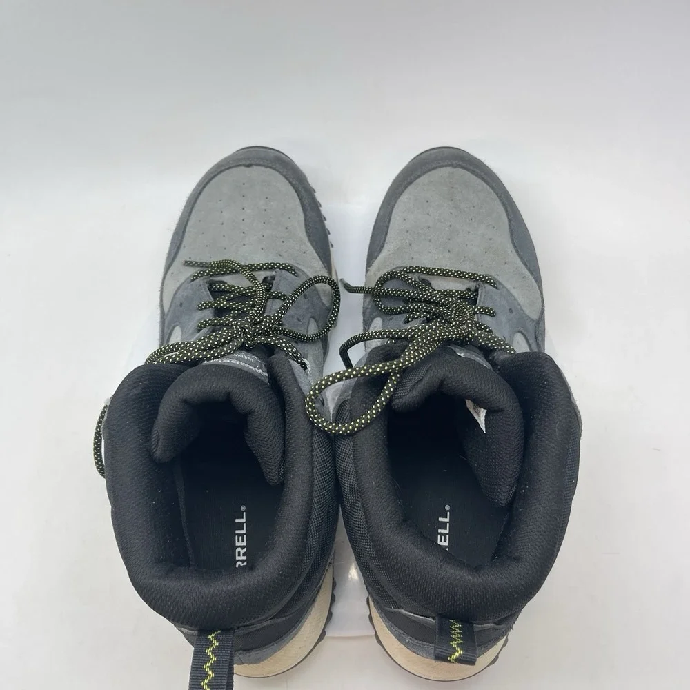 Merrell Wildwood Hiking Boots Mens 13 Granite‎ Gray Waterproof Suede J068029